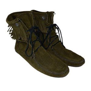Minnetonka Double Fringe Tramper Boots 